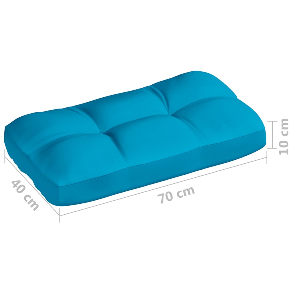 Cuscini per Divano Pallet 7 pz Blu