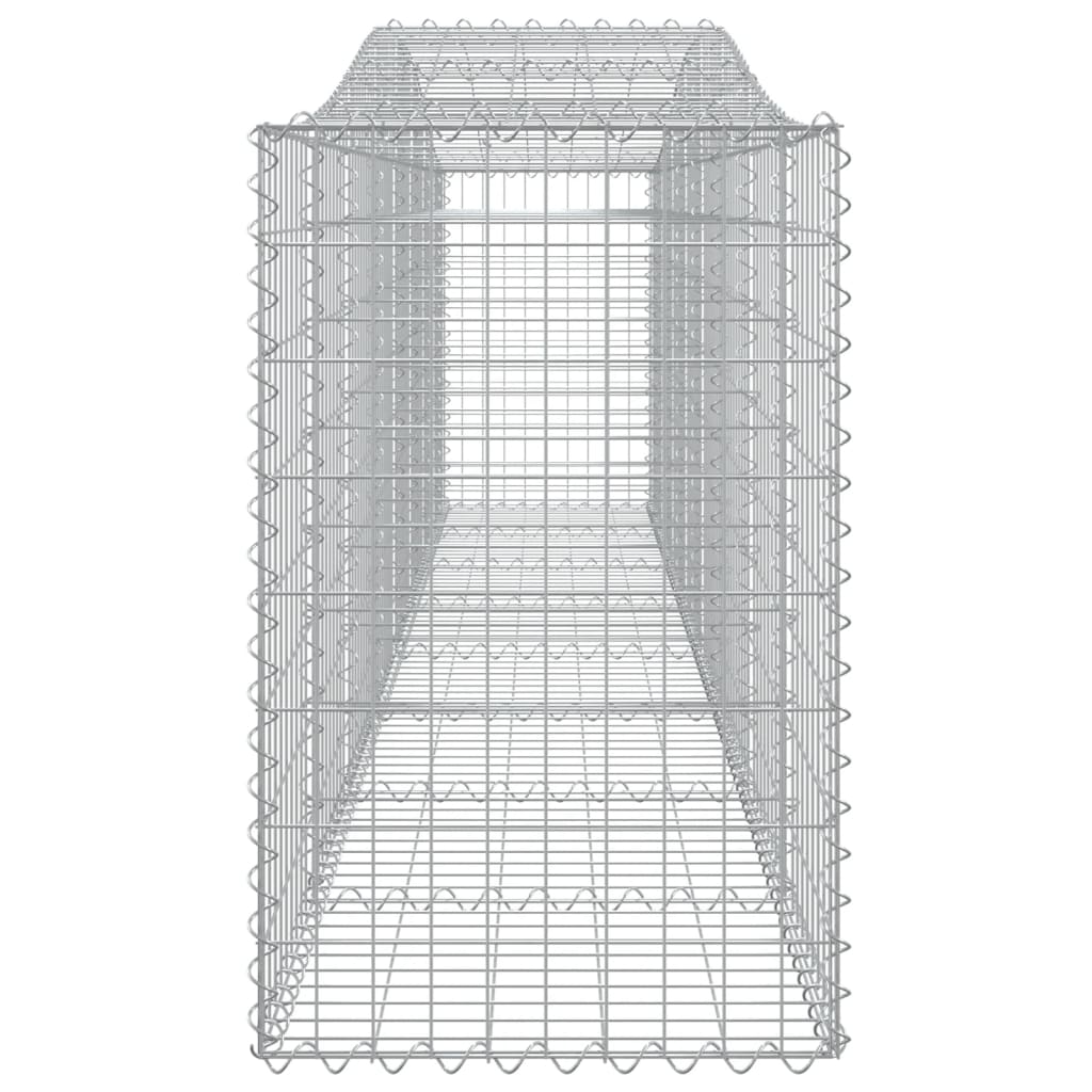Cesti Gabbioni ad Arco 20 pz 400x50x80/100 cm Ferro Zincato