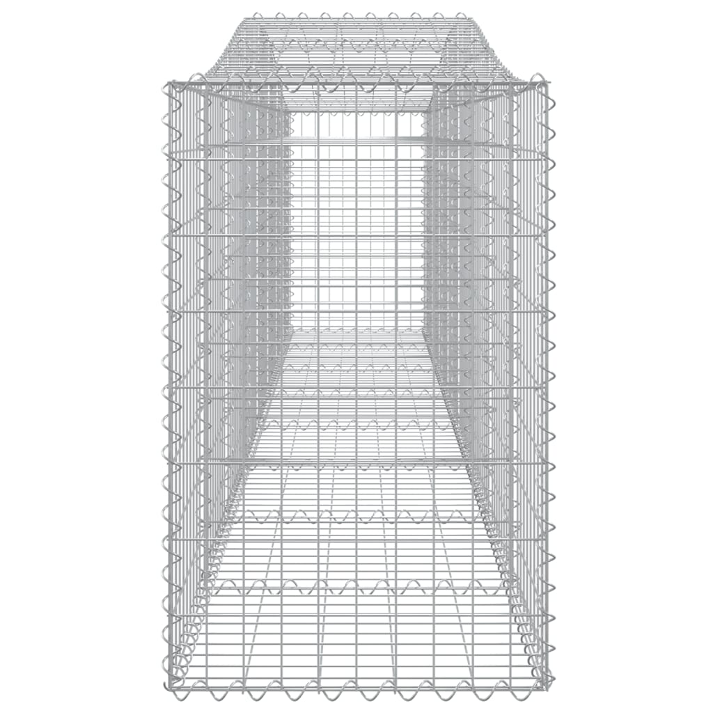 Cesti Gabbioni ad Arco 25 pz 400x50x80/100 cm Ferro Zincato