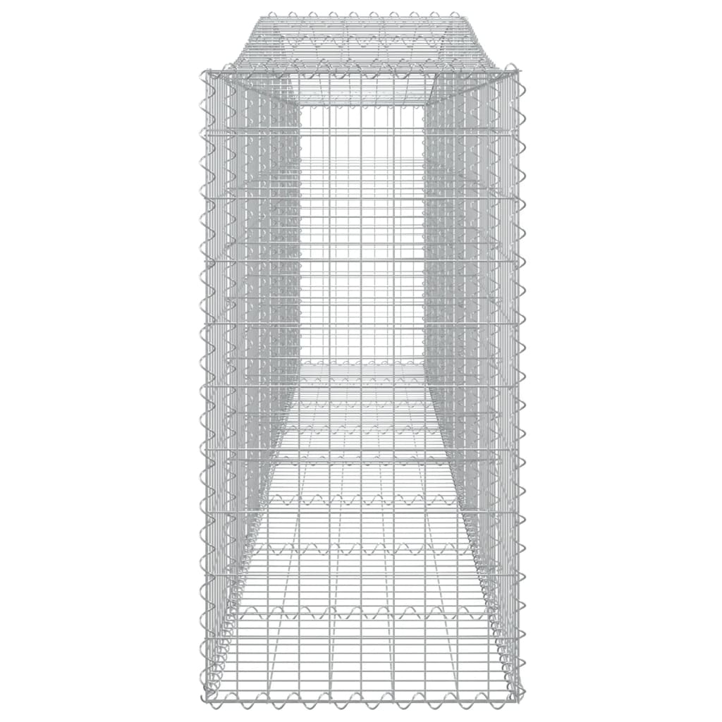 Cesti Gabbioni ad Arco 3 pz 400x50x100/120 cm Ferro Zincato