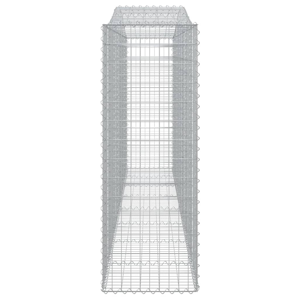 Cesti Gabbioni ad Arco 5 pz 400x50x140/160 cm Ferro Zincato