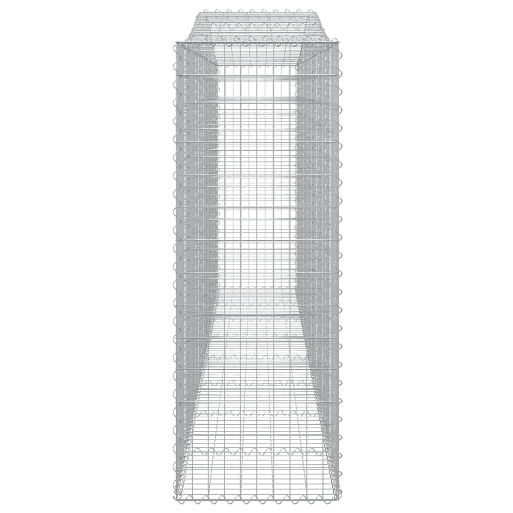 Cesti Gabbioni ad Arco 20 pz 400x50x140/160 cm Ferro Zincato