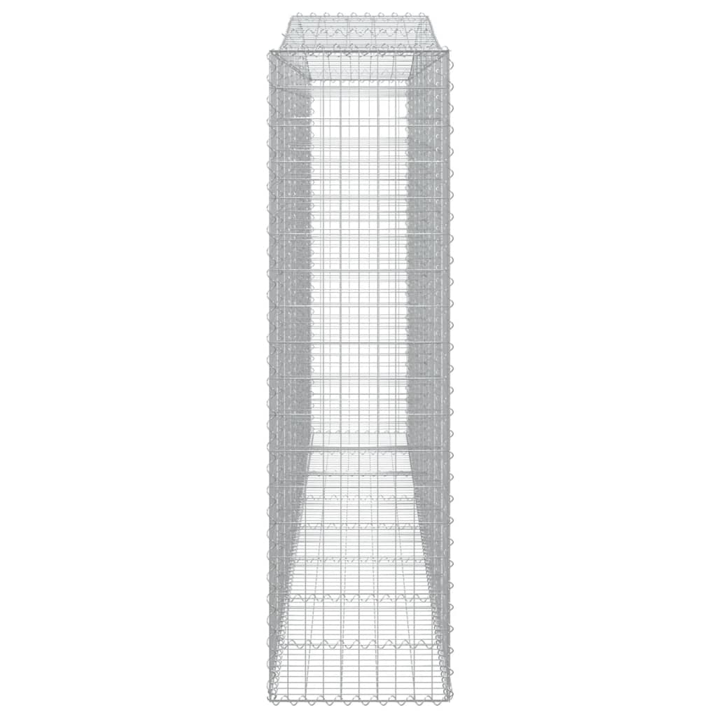 Cesti Gabbioni ad Arco 9 pz 400x50x180/200 cm Ferro Zincato