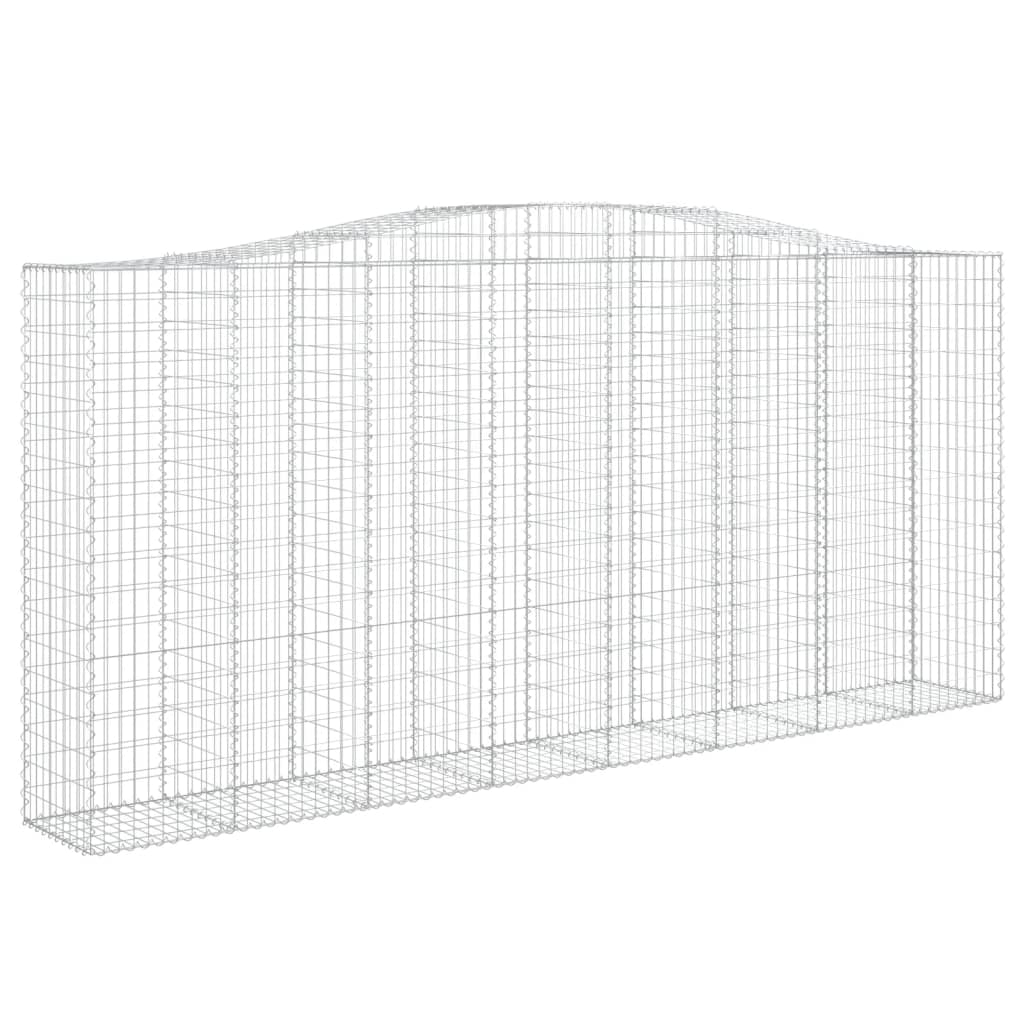Cesti Gabbioni ad Arco 25 pz 400x50x180/200 cm Ferro Zincato