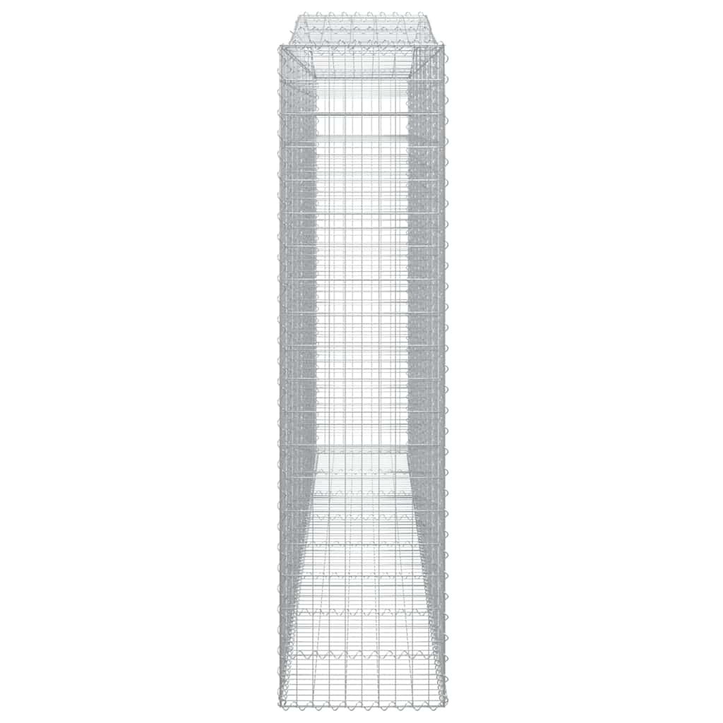 Cesti Gabbioni ad Arco 3 pz 400x50x200/220 cm Ferro Zincato