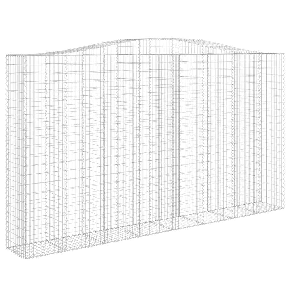 Cesti Gabbioni ad Arco 6 pz 400x50x220/240 cm Ferro Zincato