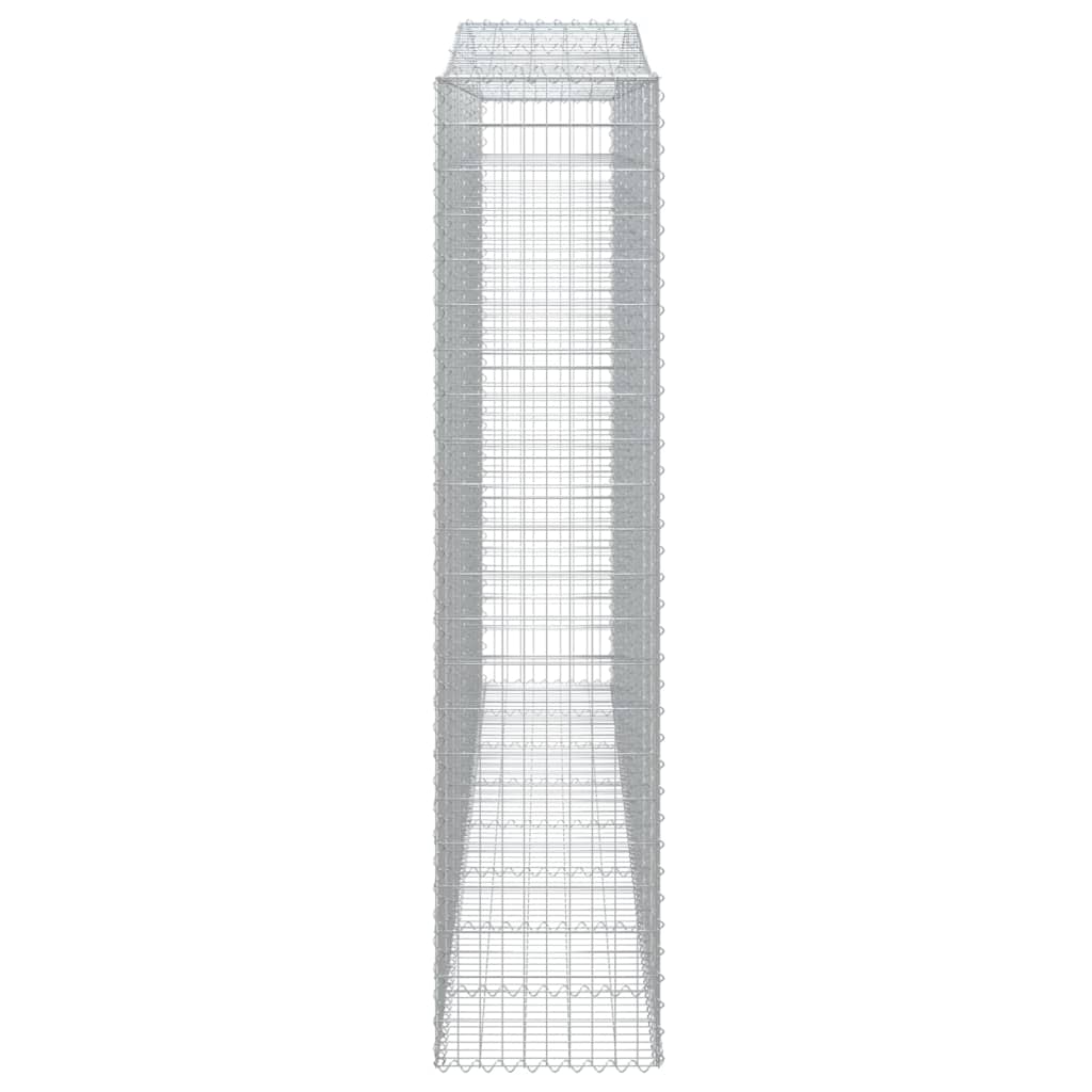 Cesti Gabbioni ad Arco 15 pz 400x50x220/240 cm Ferro Zincato