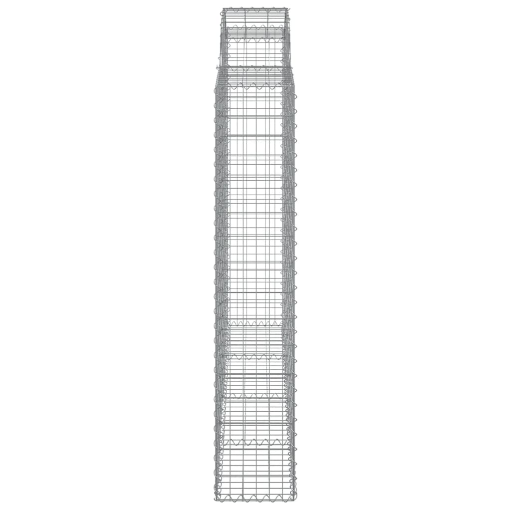 Cesti Gabbioni ad Arco 2 pz 200x30x160/180 cm Ferro Zincato