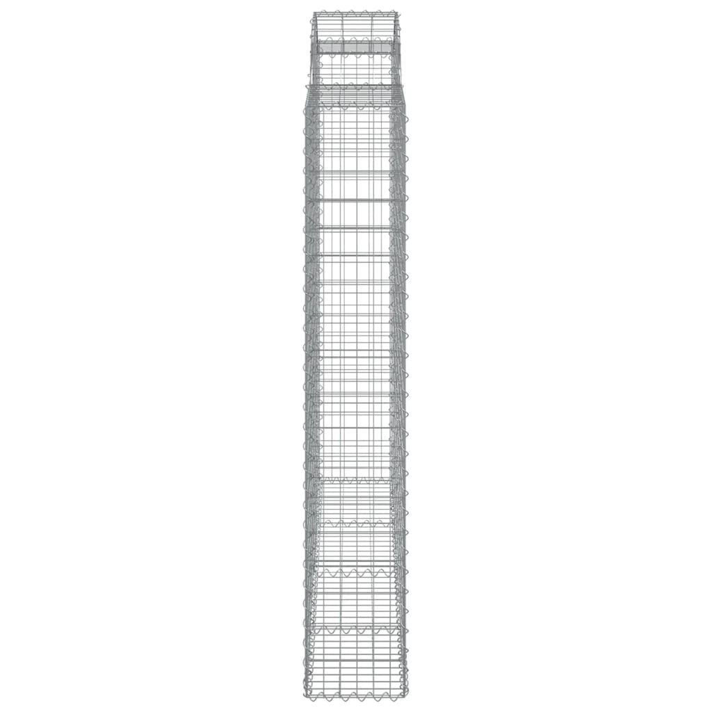 Cesti Gabbioni ad Arco 5 pz 200x30x180/200 cm Ferro Zincato