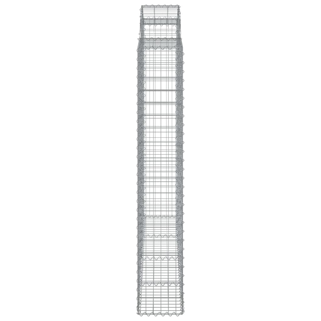 Cesti Gabbioni ad Arco 20 pz 200x30x180/200 cm Ferro Zincato