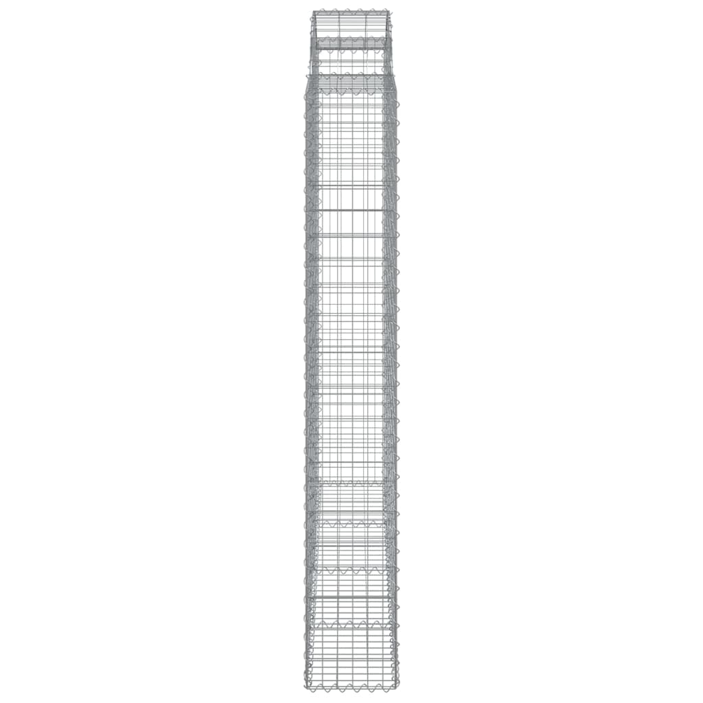Cesti Gabbioni ad Arco 5 pz 200x30x200/220 cm Ferro Zincato