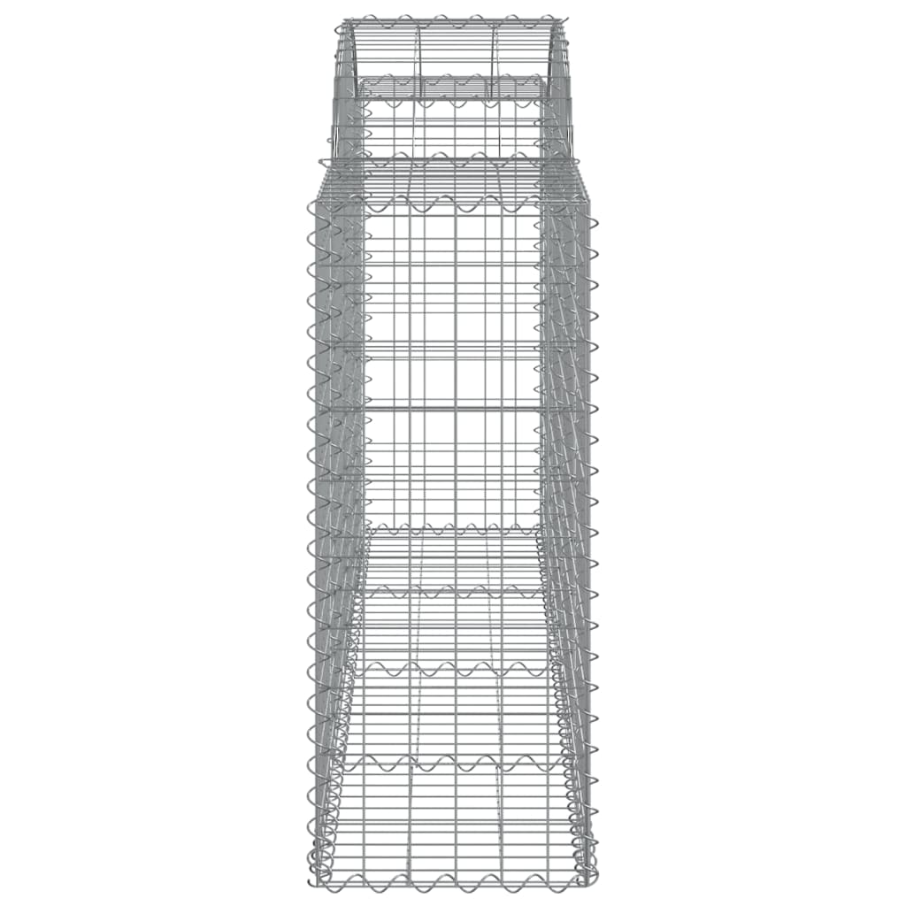 Cesti Gabbioni ad Arco 50 pz 200x50x100/120 cm Ferro Zincato