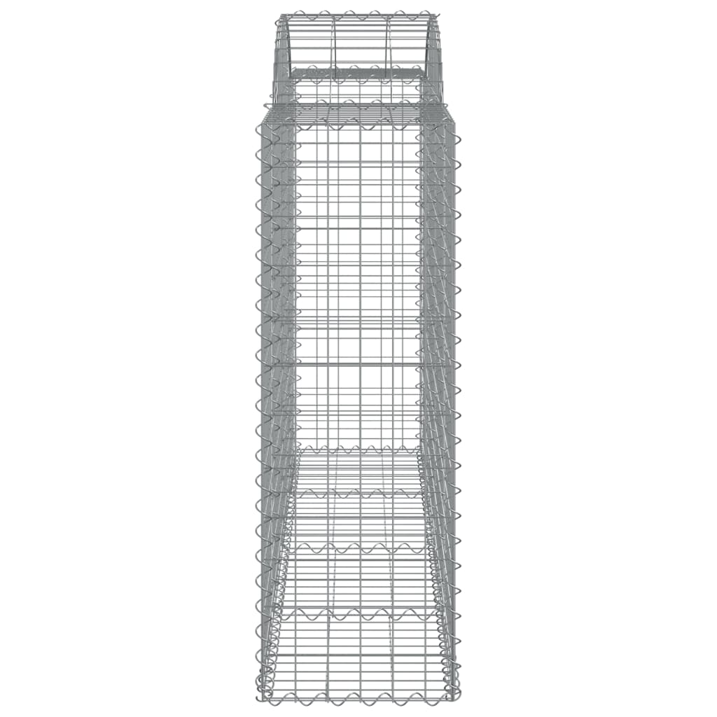Cesti Gabbioni ad Arco 30 pz 200x50x120/140 cm Ferro Zincato