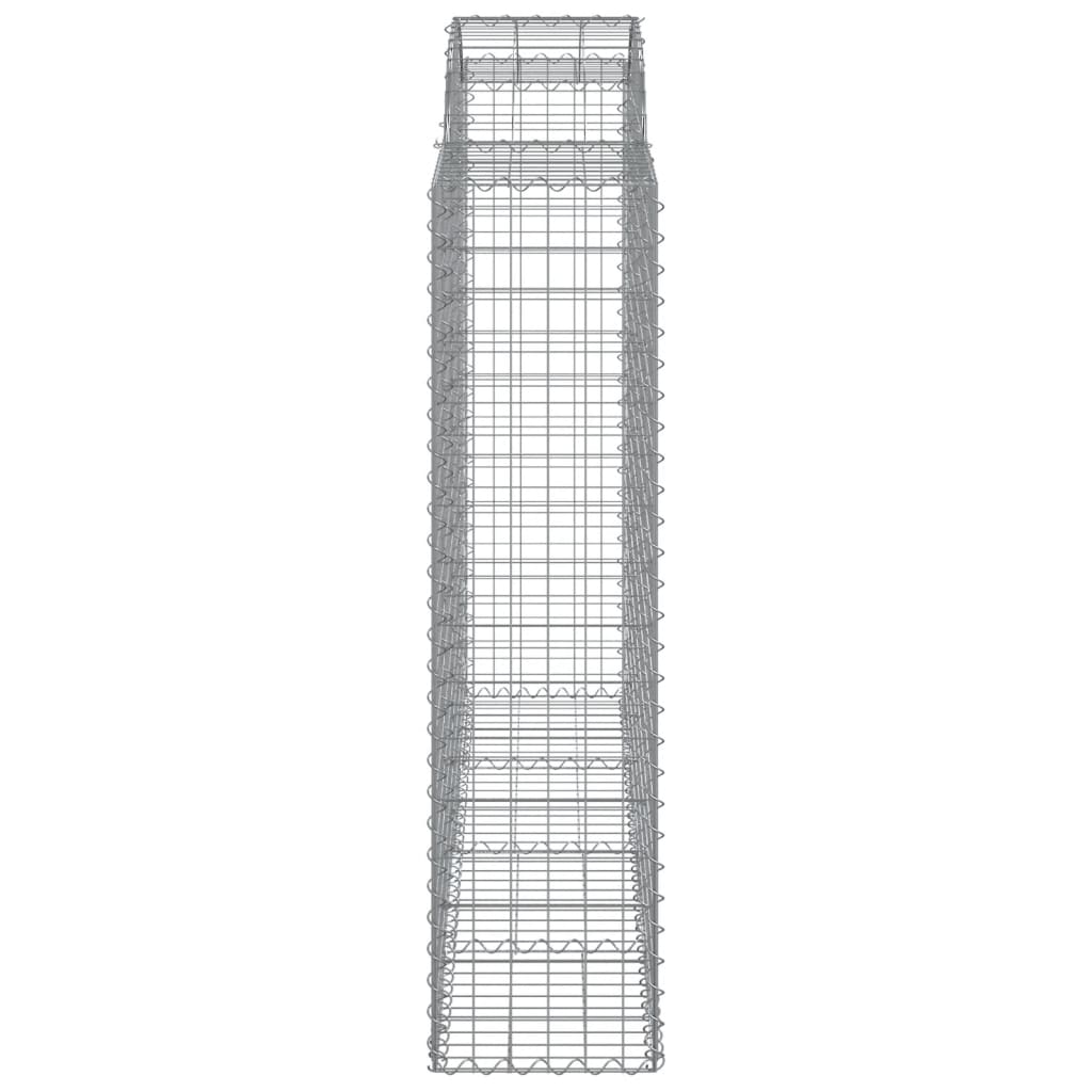 Cesti Gabbioni ad Arco 5 pz 200x50x160/180 cm Ferro Zincato
