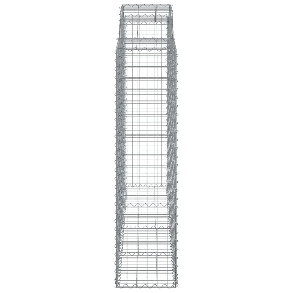 Cesti Gabbioni ad Arco 10 pz 200x50x160/180 cm Ferro Zincato