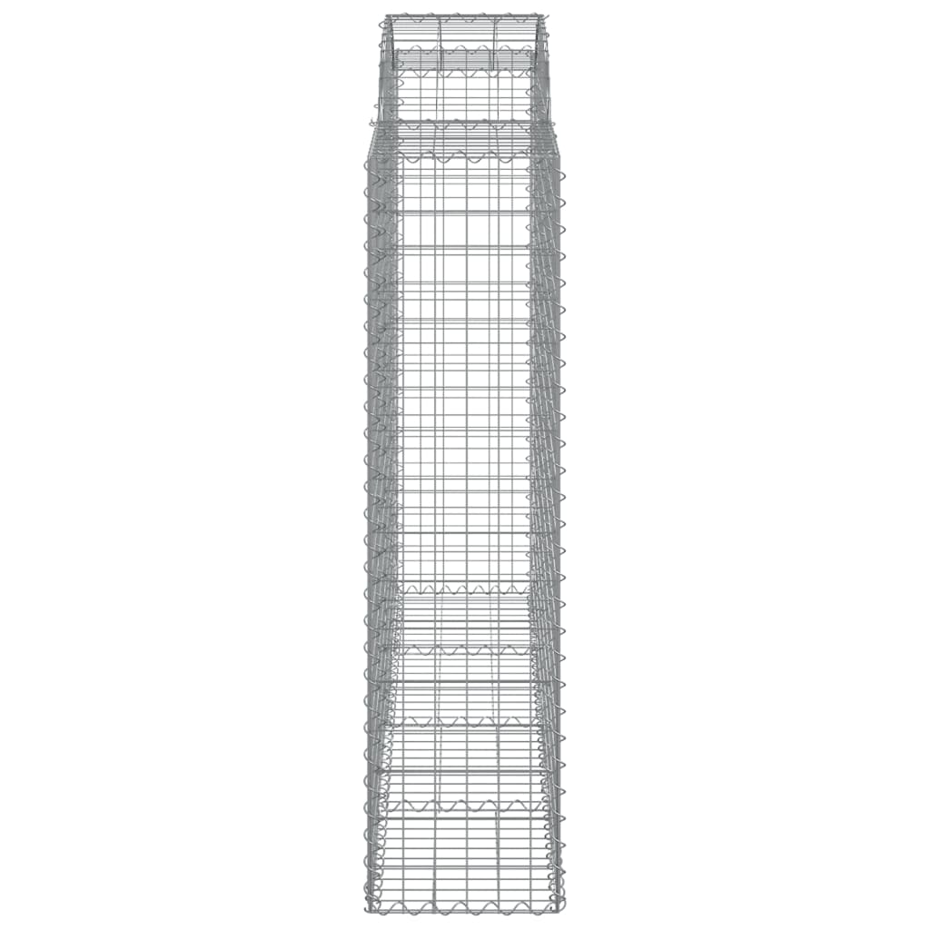 Cesti Gabbioni ad Arco 20 pz 200x50x160/180 cm Ferro Zincato