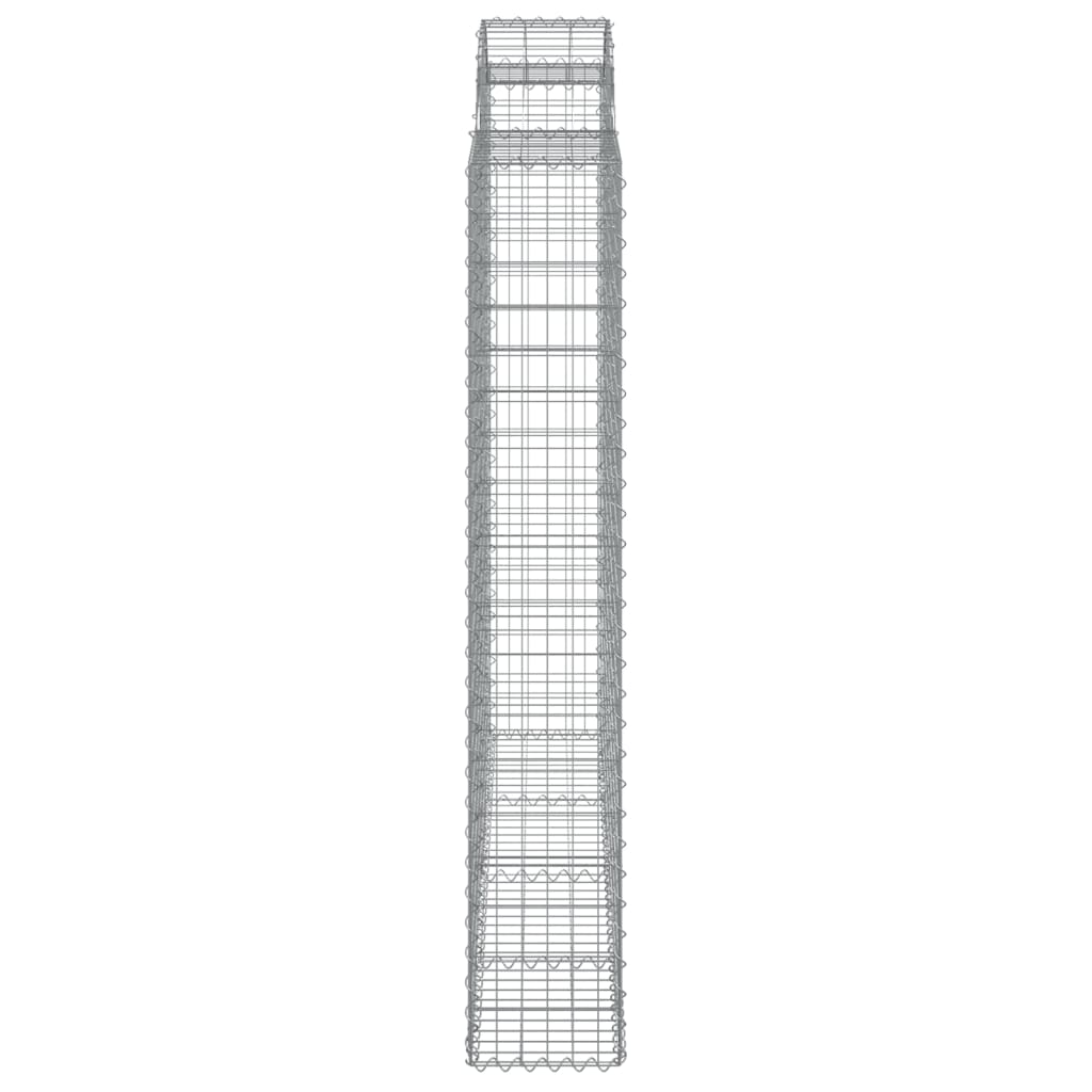 Cesti Gabbioni ad Arco 6 pz 200x50x180/200 cm Ferro Zincato