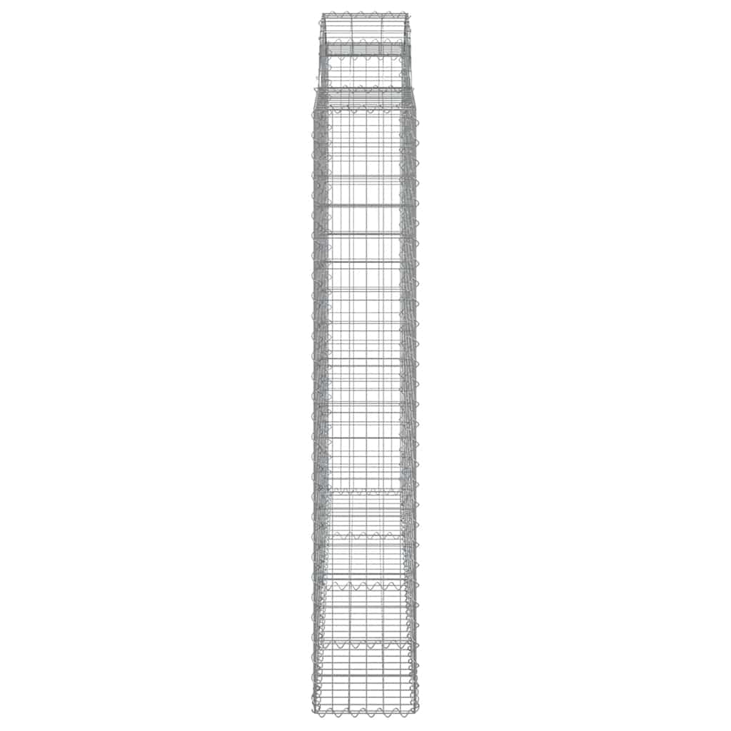 Cesti Gabbioni ad Arco 9 pz 200x50x180/200 cm Ferro Zincato