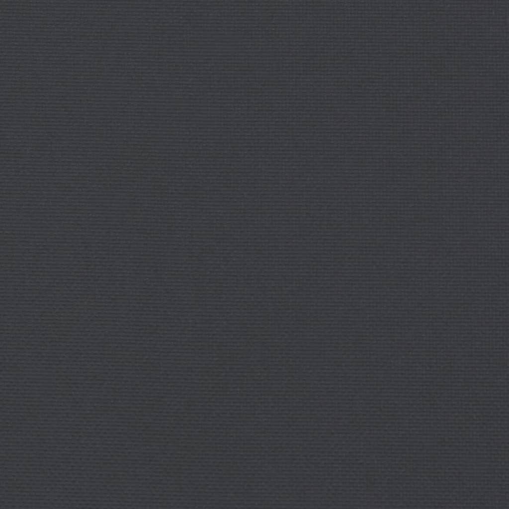 Cuscino per Pallet Nero 58x58x10 cm in Tessuto