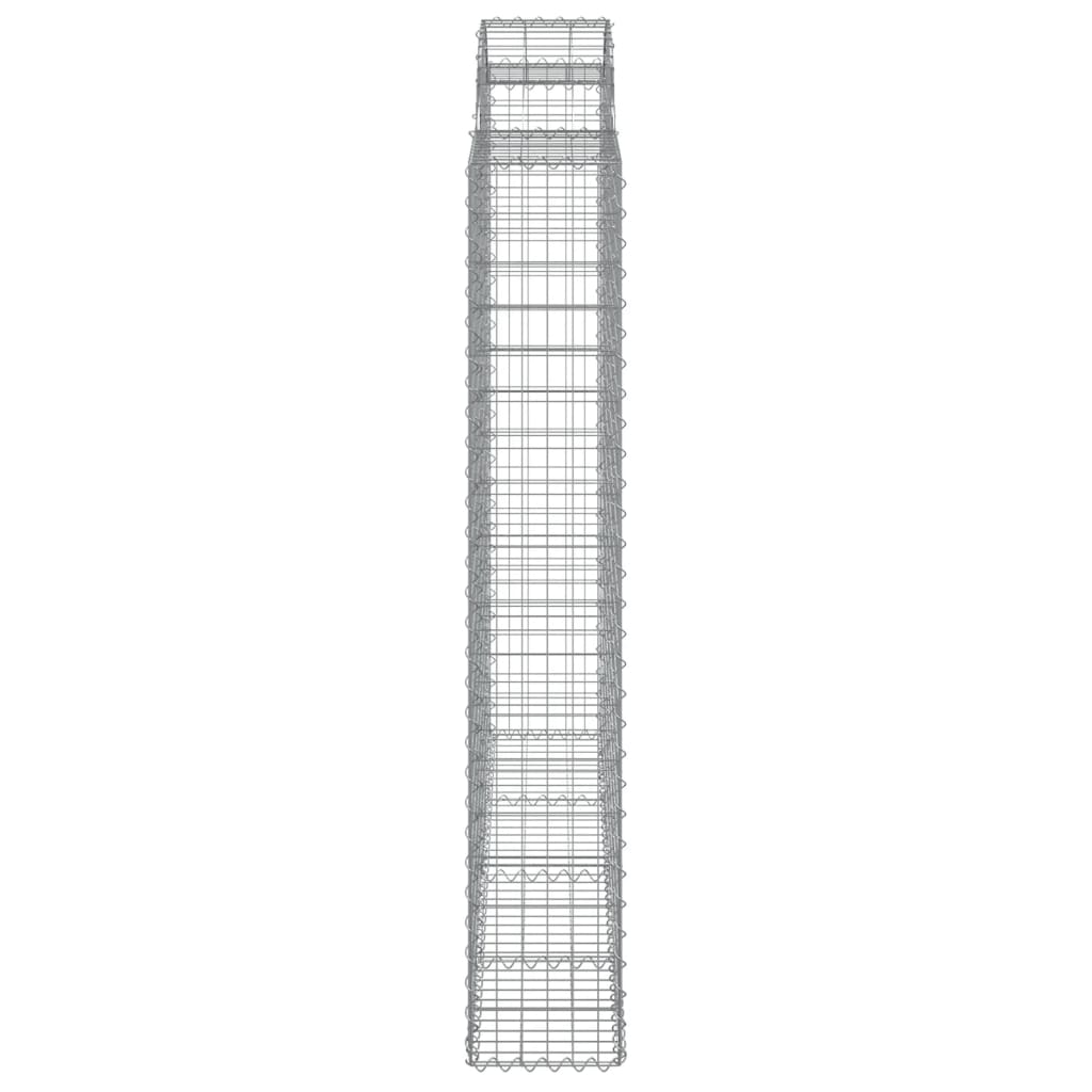 Cesti Gabbioni ad Arco 30 pz 200x50x180/200 cm Ferro Zincato