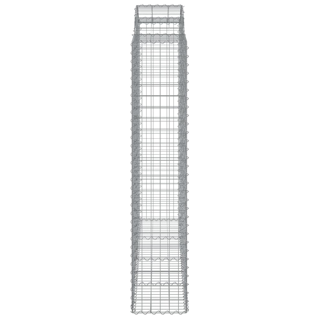Cesti Gabbioni ad Arco 6 pz 200x50x200/220 cm Ferro Zincato