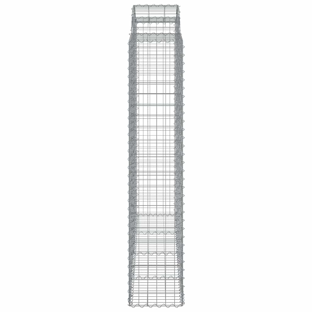 Cesti Gabbioni ad Arco 7 pz 200x50x200/220 cm Ferro Zincato