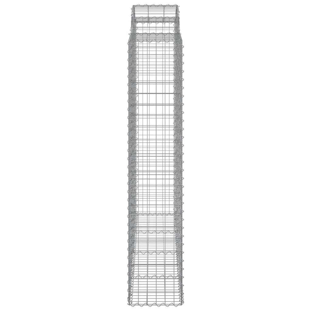 Cesti Gabbioni ad Arco 50 pz 200x50x200/220 cm Ferro Zincato