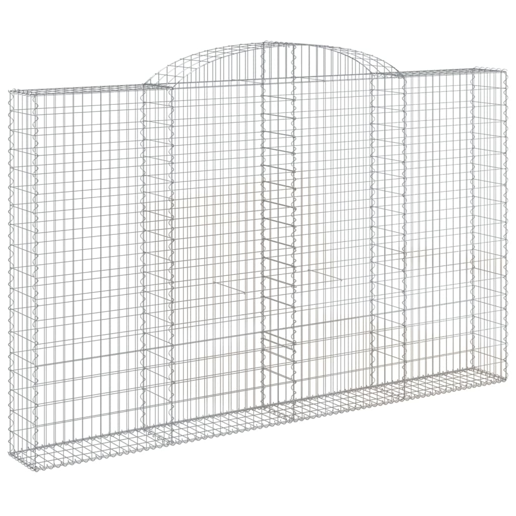 Cesti Gabbioni ad Arco 6 pz 300x30x180/200 cm Ferro Zincato