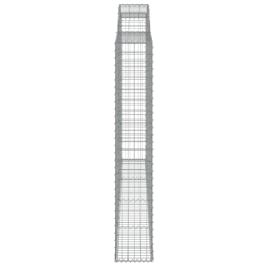 Cesti Gabbioni ad Arco 9 pz 300x30x180/200 cm Ferro Zincato