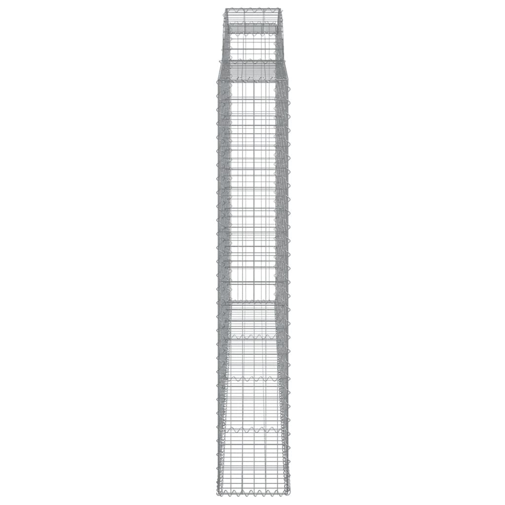Cesti Gabbioni ad Arco 13 pz 300x30x180/200 cm Ferro Zincato