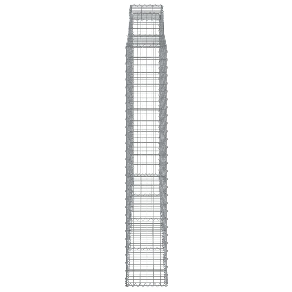 Cesti Gabbioni ad Arco 30 pz 300x30x180/200 cm Ferro Zincato