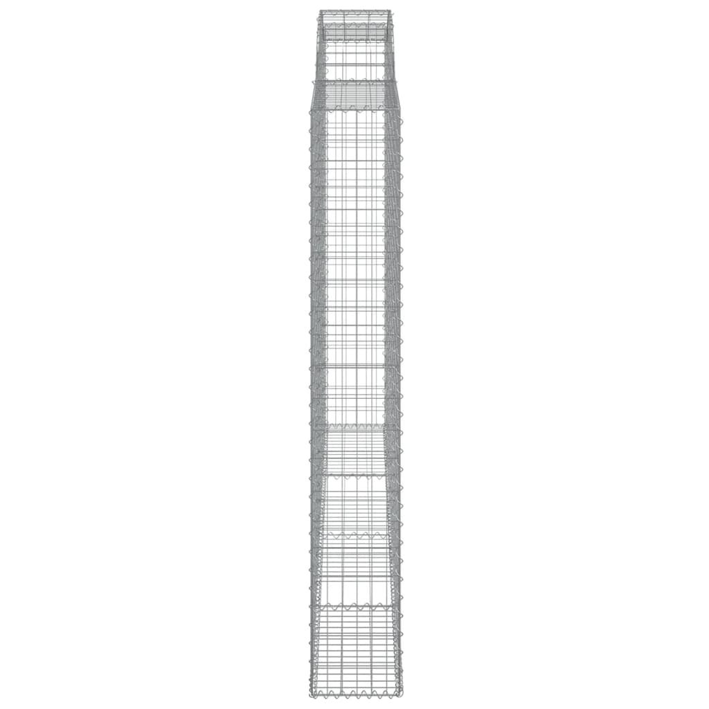 Cesti Gabbioni ad Arco 4 pz 300x30x200/220 cm Ferro Zincato