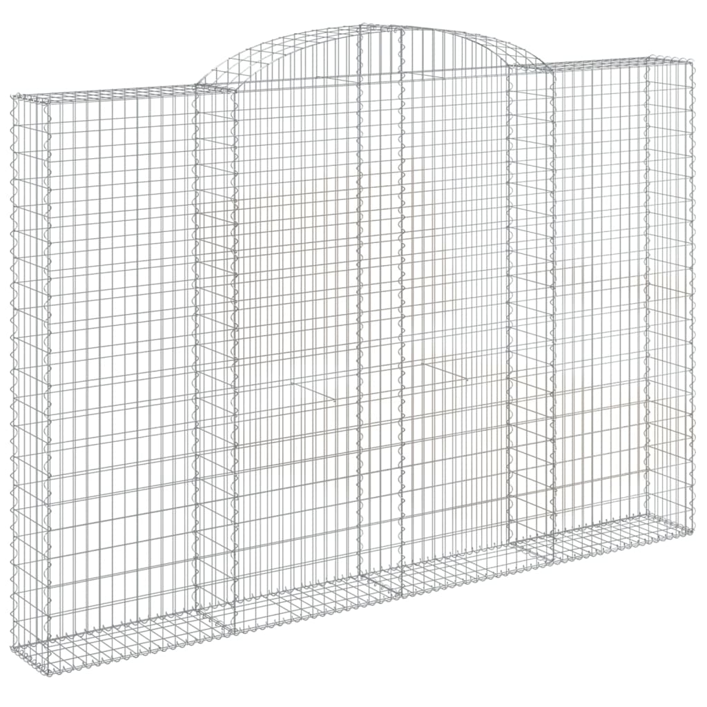 Cesti Gabbioni ad Arco 7 pz 300x30x200/220 cm Ferro Zincato