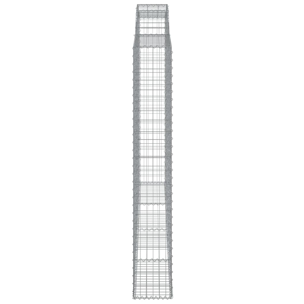 Cesti Gabbioni ad Arco 7 pz 300x30x200/220 cm Ferro Zincato
