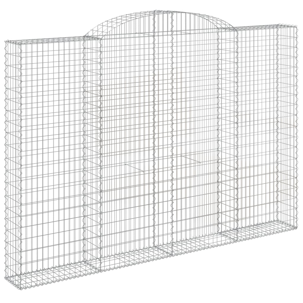 Cesti Gabbioni ad Arco 20 pz 300x30x200/220 cm Ferro Zincato