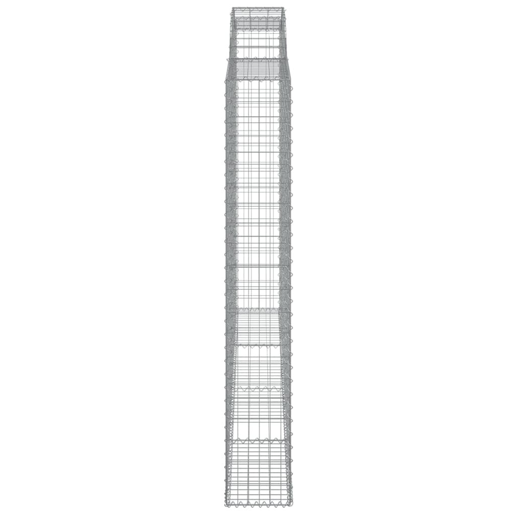 Cesti Gabbioni ad Arco 20 pz 300x30x200/220 cm Ferro Zincato
