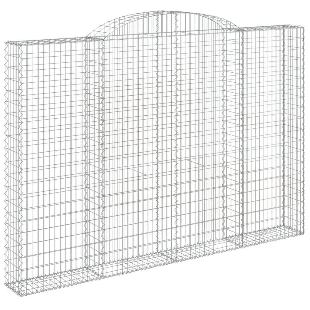 Cesti Gabbioni ad Arco 25 pz 300x30x200/220 cm Ferro Zincato