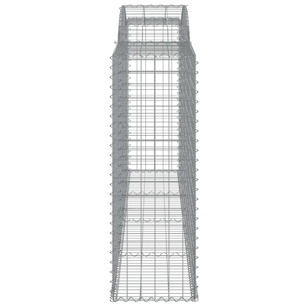 Cesti Gabbioni ad Arco 5 pz 300x50x140/160 cm Ferro Zincato