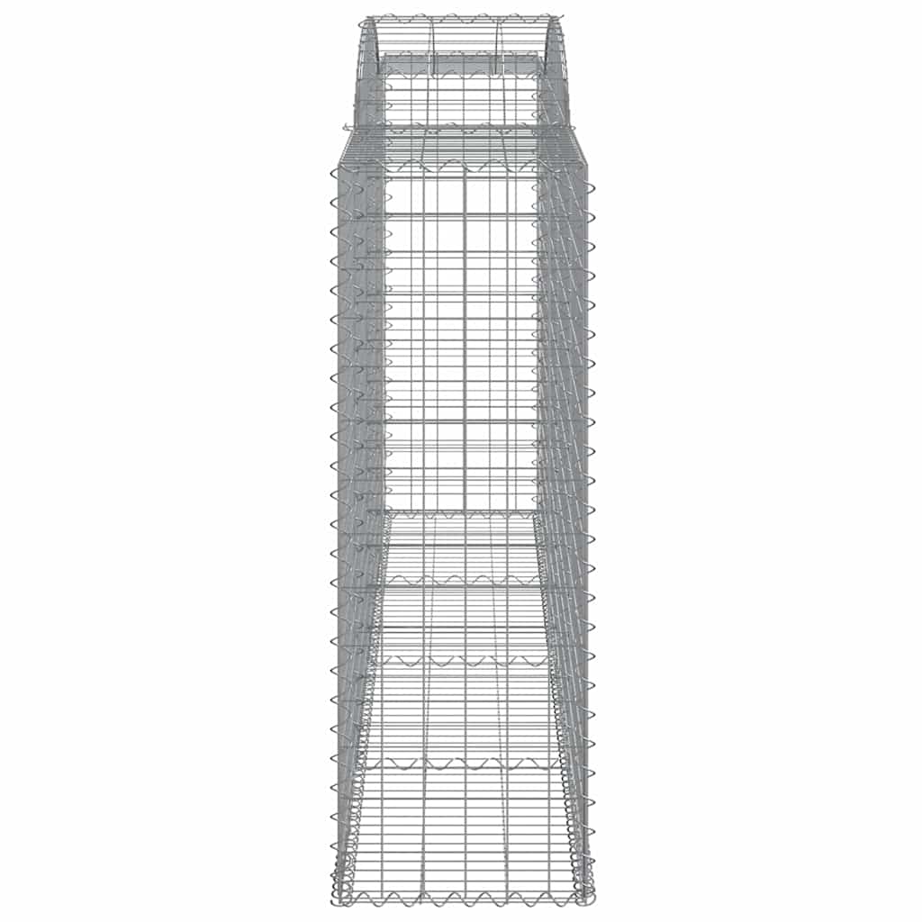 Cesti Gabbioni ad Arco 13 pz 300x50x140/160 cm Ferro Zincato