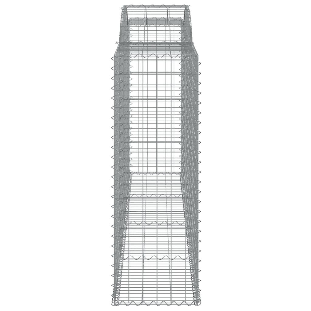 Cesti Gabbioni ad Arco 17 pz 300x50x140/160 cm Ferro Zincato