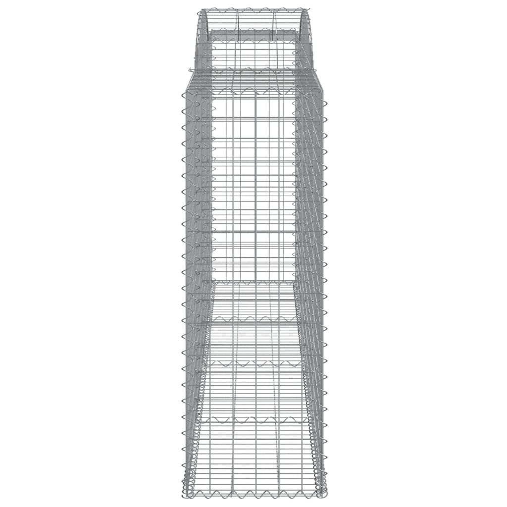 Cesti Gabbioni ad Arco 25 pz 300x50x140/160 cm Ferro Zincato