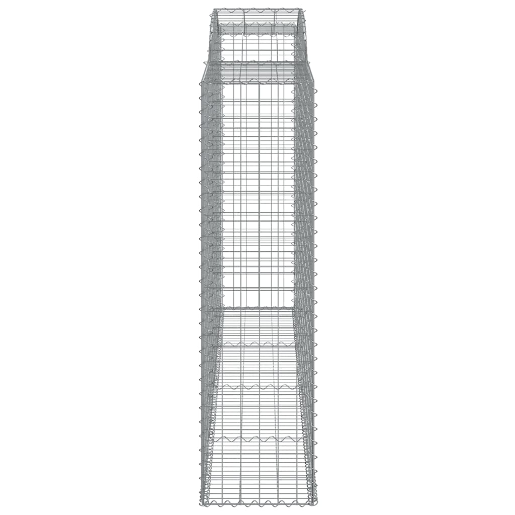 Cesti Gabbioni ad Arco 4 pz 300x50x180/200 cm Ferro Zincato