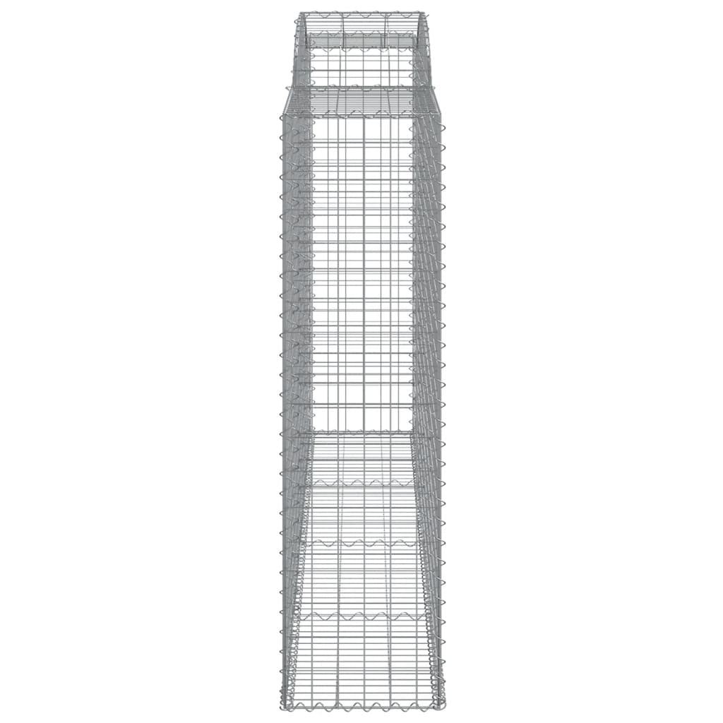Cesti Gabbioni ad Arco 5 pz 300x50x180/200 cm Ferro Zincato