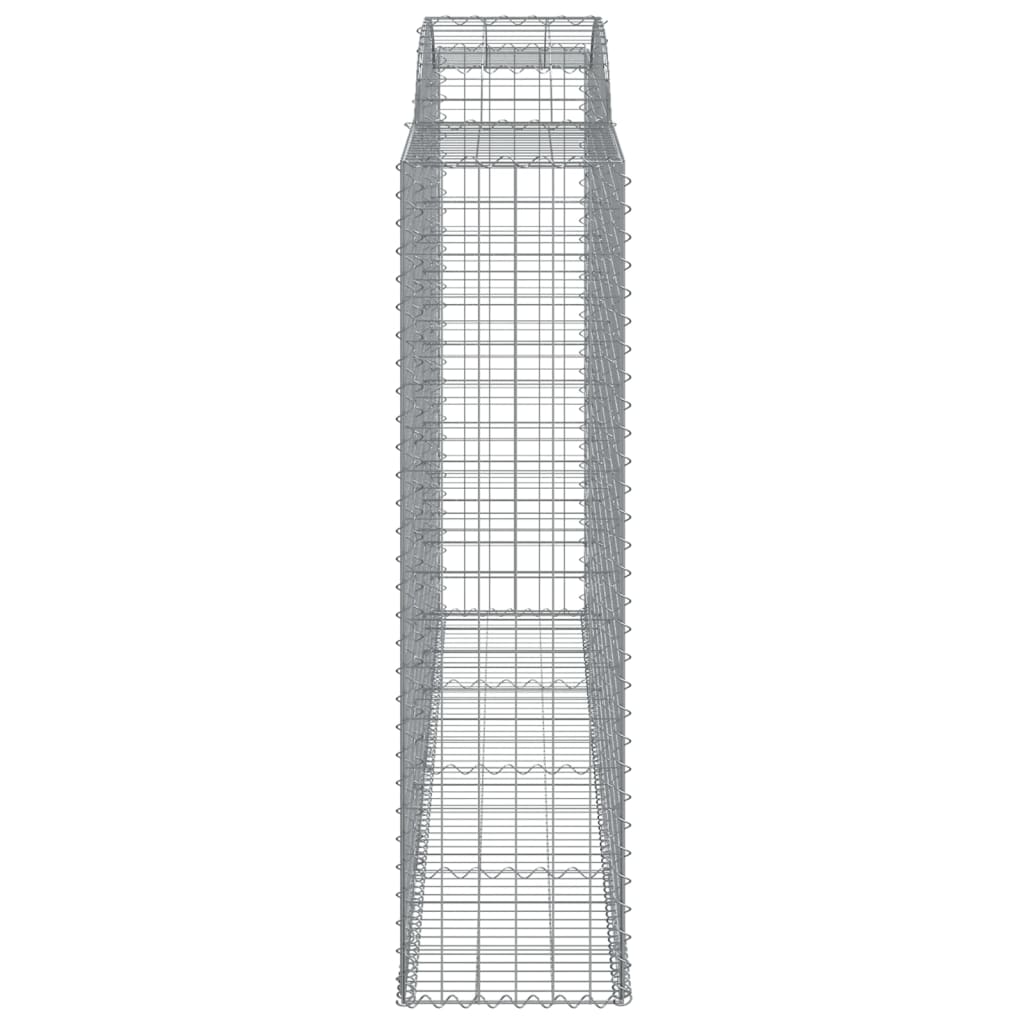 Cesti Gabbioni ad Arco 7 pz 300x50x180/200 cm Ferro Zincato