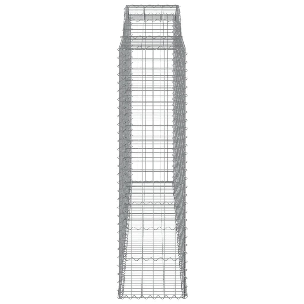 Cesti Gabbioni ad Arco 9 pz 300x50x180/200 cm Ferro Zincato