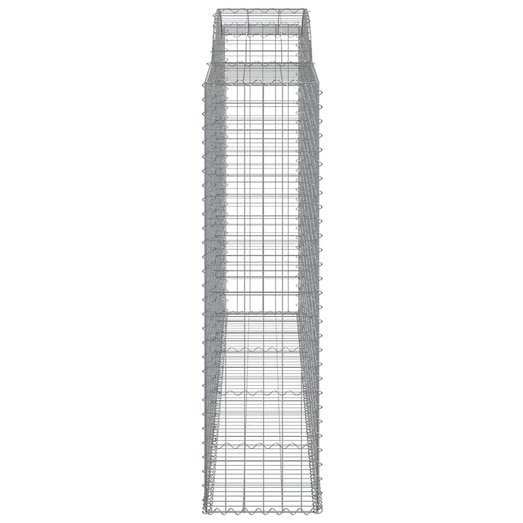 Cesti Gabbioni ad Arco 11 pz 300x50x180/200 cm Ferro Zincato