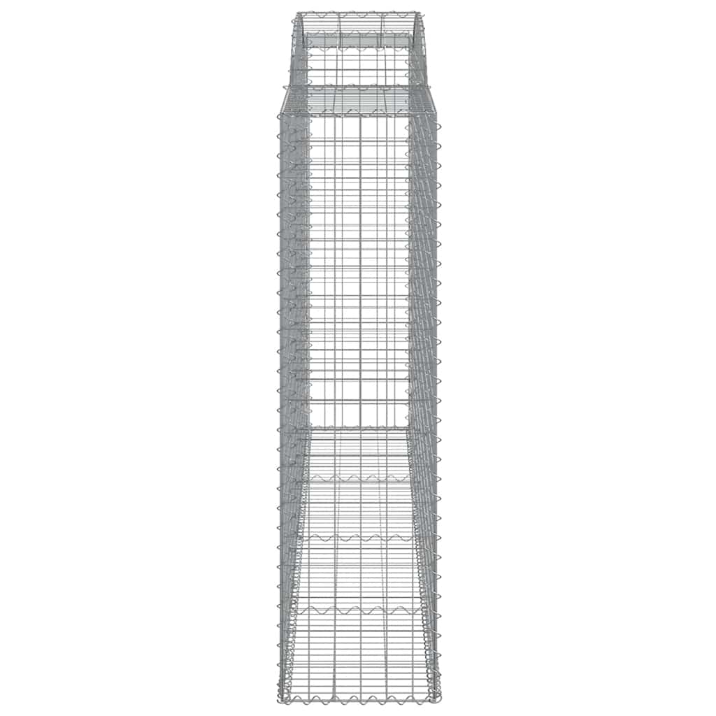 Cesti Gabbioni ad Arco 15 pz 300x50x180/200 cm Ferro Zincato