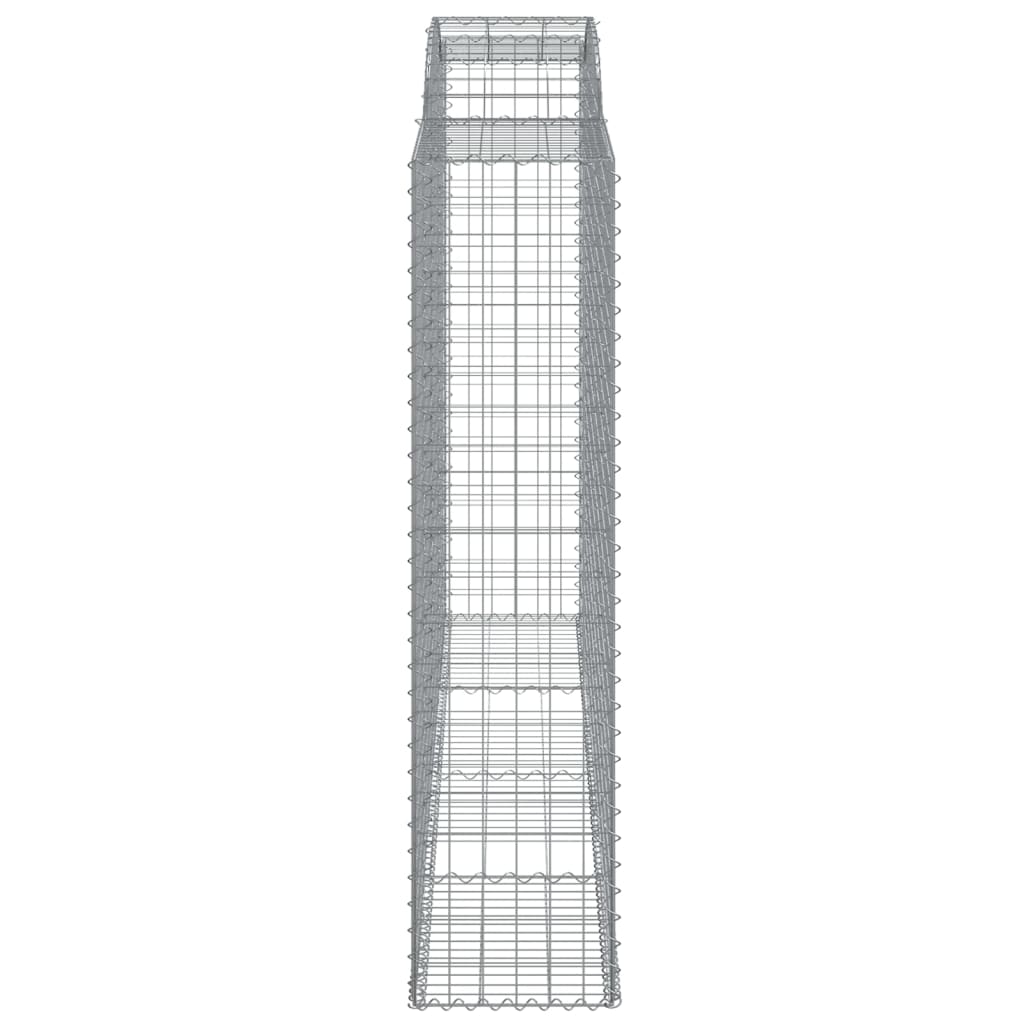 Cesti Gabbioni ad Arco 2 pz 300x50x200/220 cm Ferro Zincato