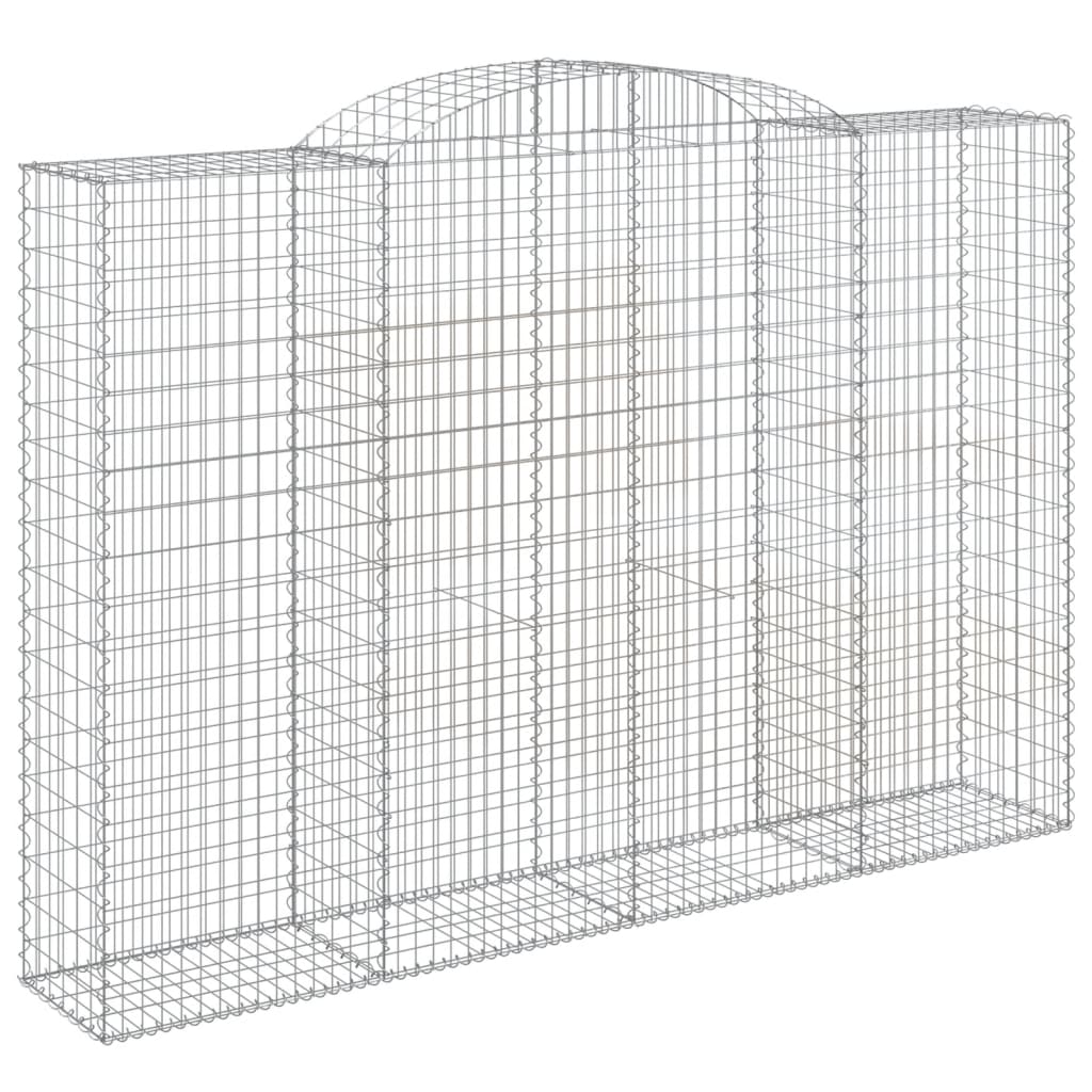 Cesti Gabbioni ad Arco 5 pz 300x50x200/220 cm Ferro Zincato