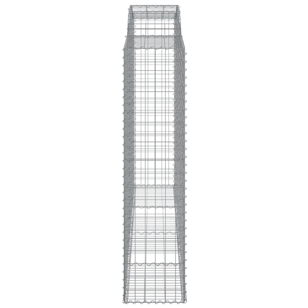 Cesti Gabbioni ad Arco 5 pz 300x50x200/220 cm Ferro Zincato